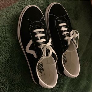 Vans black and white. Size 9 men’s unisex.